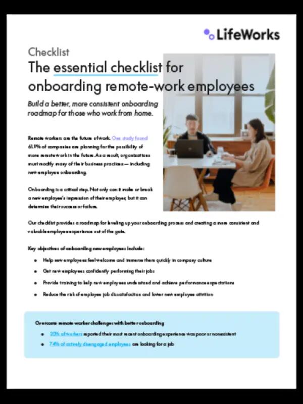 Onboarding Remote Employees Checklist