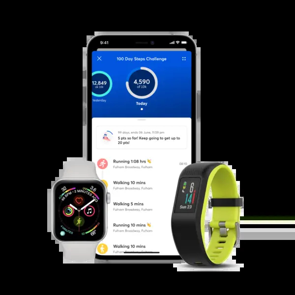 Mobile Screenshot: Connect to wearable technology seamlessly
